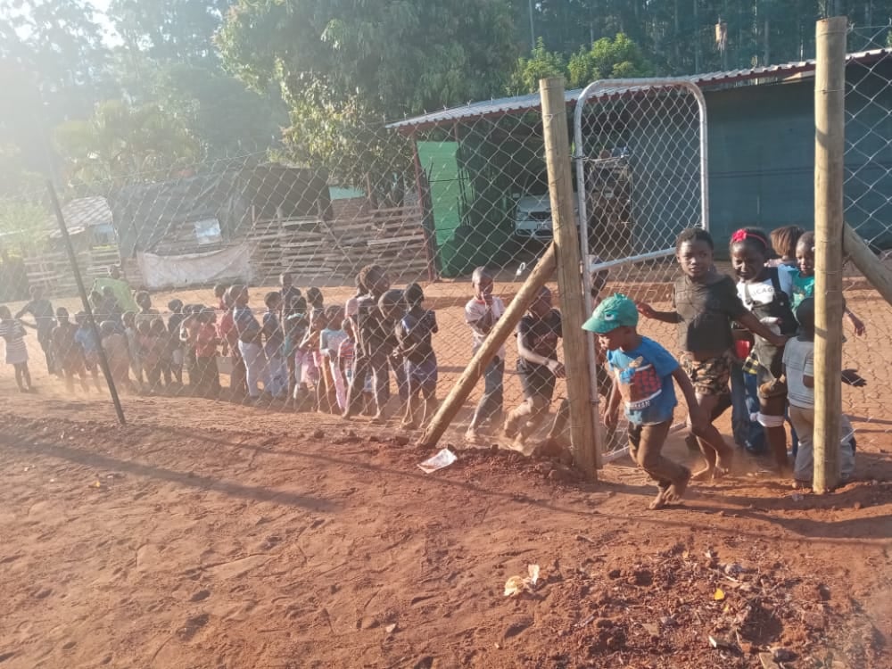 Hillside Missions relief work delivering support to a village